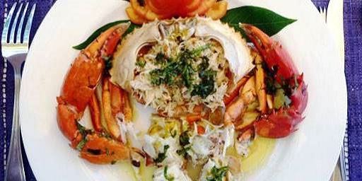 Restaurant boraha village sainte marie crabe